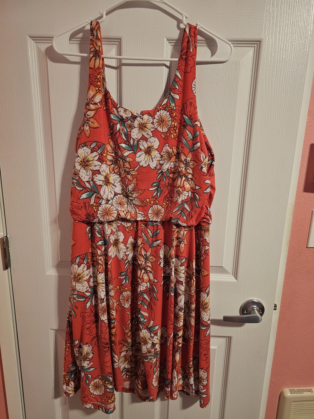Faded Glory XL Hawaiian Floral Sundress